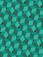 fyrkant kubisk element grön blå vektor bakgrund design.