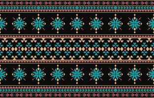 ethnisch abstrakt Ikat Kunst. aztekisch Ornament drucken. geometrisch ethnisch Muster nahtlos Farbe orientalisch. Design zum Hintergrund ,Vorhang, Teppich, Hintergrund, Kleidung, Verpackung, Batik, Vektor Illustration.