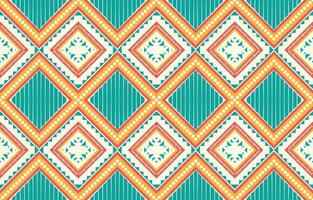 etnisk abstrakt ikat konst. aztec prydnad skriva ut. geometrisk etnisk mönster sömlös Färg orientalisk. design för bakgrund ,ridå, matta, tapet, Kläder, omslag, batik, vektor illustration.