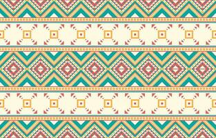 ethnisch abstrakt Ikat Kunst. aztekisch Ornament drucken. geometrisch ethnisch Muster nahtlos Farbe orientalisch. Design zum Hintergrund ,Vorhang, Teppich, Hintergrund, Kleidung, Verpackung, Batik, Vektor Illustration.