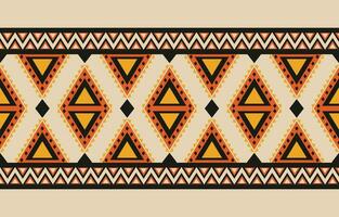 ethnisch abstrakt Ikat Kunst. aztekisch Ornament drucken. geometrisch ethnisch Muster nahtlos Farbe orientalisch. Design zum Hintergrund ,Vorhang, Teppich, Hintergrund, Kleidung, Verpackung, Batik, Vektor Illustration.