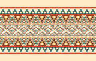 etnisk abstrakt ikat konst. aztec prydnad skriva ut. geometrisk etnisk mönster sömlös Färg orientalisk. design för bakgrund ,ridå, matta, tapet, Kläder, omslag, batik, vektor illustration.