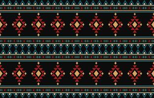 ethnisch abstrakt Ikat Kunst. aztekisch Ornament drucken. geometrisch ethnisch Muster nahtlos Farbe orientalisch. Design zum Hintergrund ,Vorhang, Teppich, Hintergrund, Kleidung, Verpackung, Batik, Vektor Illustration.