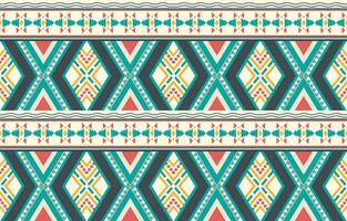 ethnisch abstrakt Ikat Kunst. aztekisch Ornament drucken. geometrisch ethnisch Muster nahtlos Farbe orientalisch. Design zum Hintergrund ,Vorhang, Teppich, Hintergrund, Kleidung, Verpackung, Batik, Vektor Illustration.