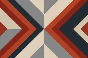 Ikat Muster, geometrisch ethnisch Muster Design zum Hintergrund oder Hintergrund, nahtlos Muster. vektor