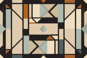 Ikat Muster, geometrisch ethnisch Muster Design zum Hintergrund oder Hintergrund, nahtlos Muster. vektor