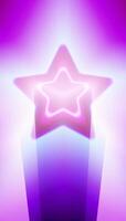 ultraviolett Star gestalten Hintergrund, virtuell Wirklichkeit, abstrakt Mode Hintergrund, violett Neon- Beleuchtung, Rosa Blau Spektrum beschwingt Farben, Laser- zeigen. modern Schönheit Star Hintergrund Illustration vektor