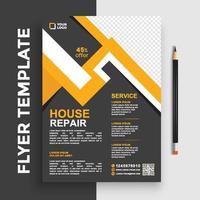 Kostenlose Immobilien-Business-Flyer-Plakat-Broschüren-Broschüren-Cover-Design-Layout-Hintergrund, Vektorvorlage im A4-Format - Vektor