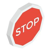 stopp symbol begrepp vektor