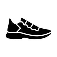 Schuhe Vektor Glyphe Symbol zum persönlich und kommerziell verwenden.