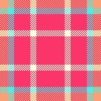 Muster Tartan Plaid von Vektor Stoff prüfen mit ein Textil- Textur nahtlos Hintergrund.