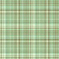 Vektor Plaid prüfen von Tartan Muster Hintergrund mit ein nahtlos Stoff Textil- Textur.