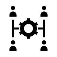 Benutzer Engagement Vektor Glyphe Symbol zum persönlich und kommerziell verwenden.