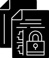 krypterad vektor ikon design