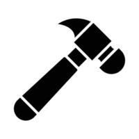 Hammer Vektor Glyphe Symbol zum persönlich und kommerziell verwenden.