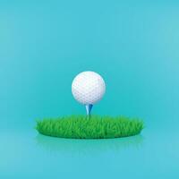 Weiß Golf Ball 01 vektor