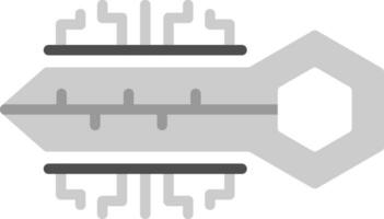 digital nyckel vektor ikon design