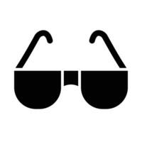 Sonnenbrille Vektor Glyphe Symbol zum persönlich und kommerziell verwenden.