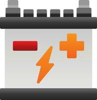 Autobatterie-Vektor-Icon-Design vektor