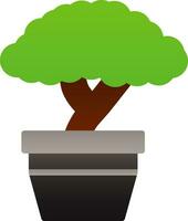 Bonsai-Vektor-Icon-Design vektor