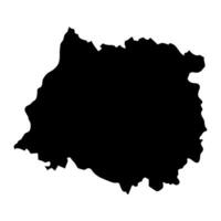 maule område Karta, administrativ division av Chile. vektor