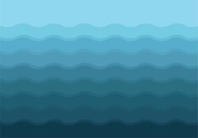 Gradient Blue Waves Bakgrund vektor