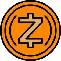 zcash vektor ikon design