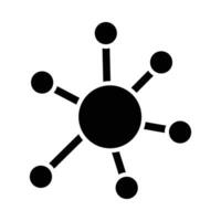 nätverk vektor glyf ikon för personlig och kommersiell använda sig av.