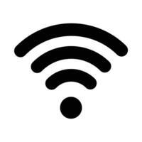 wiFi vektor glyf ikon för personlig och kommersiell använda sig av.