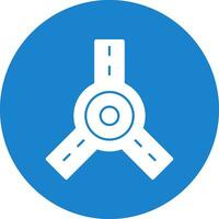 Kreisverkehr-Vektor-Icon-Design vektor