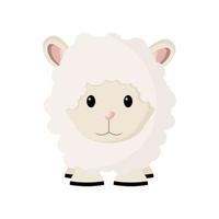 süße Cartoon-Schafe vektor