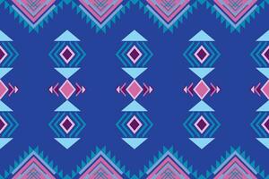 ethnisch aztekisch geometrisch Muster zum beschwingt Farbe.bunt geometrisch Stickerei zum Textilien, Stoff, Kleidung, Hintergrund, Batik, Strickwaren vektor