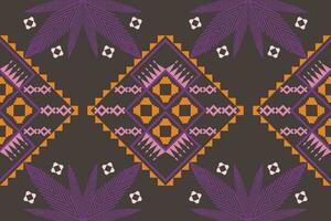 Damast Stil Muster zum Textil- und Dekoration.nahtlos Muster im Stammesangehöriger aztekisch Boho Vektor Design.Hintergrund Patch Muster mit traditionell Stil, Design zum Dekoration und Textilien