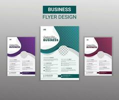 Vektor a4 modern Geschäft Flyer Design