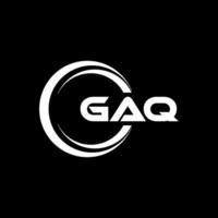 gaq logotyp design, inspiration för en unik identitet. modern elegans och kreativ design. vattenmärke din Framgång med de slående detta logotyp. vektor