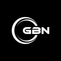 gbn Logo Design, Inspiration zum ein einzigartig Identität. modern Eleganz und kreativ Design. Wasserzeichen Ihre Erfolg mit das auffällig diese Logo. vektor