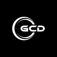 gcd Logo Design, Inspiration zum ein einzigartig Identität. modern Eleganz und kreativ Design. Wasserzeichen Ihre Erfolg mit das auffällig diese Logo. vektor