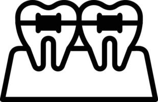 tand tandläkare ikon symbol bild vektor. illustration av de dental medicin symbol design grafisk bild vektor