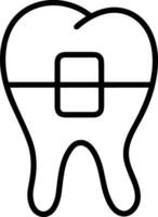 tand tandläkare ikon symbol bild vektor. illustration av de dental medicin symbol design grafisk bild vektor