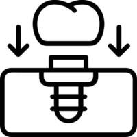 tand tandläkare ikon symbol bild vektor. illustration av de dental medicin symbol design grafisk bild vektor