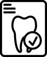 Zahn Zahnarzt Symbol Symbol Bild Vektor. Illustration von das Dental Medizin Symbol Design Grafik Bild vektor