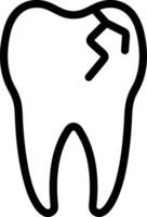 Zahn Zahnarzt Symbol Symbol Bild Vektor. Illustration von das Dental Medizin Symbol Design Grafik Bild vektor