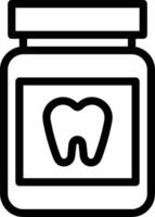 tand tandläkare ikon symbol bild vektor. illustration av de dental medicin symbol design grafisk bild vektor