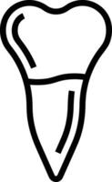 Zahn Zahnarzt Symbol Symbol Bild Vektor. Illustration von das Dental Medizin Symbol Design Grafik Bild vektor