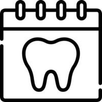 Zahn Zahnarzt Symbol Symbol Bild Vektor. Illustration von das Dental Medizin Symbol Design Grafik Bild vektor