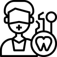 tand tandläkare ikon symbol bild vektor. illustration av de dental medicin symbol design grafisk bild vektor