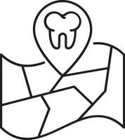 tand tandläkare ikon symbol bild vektor. illustration av de dental medicin symbol design grafisk bild vektor