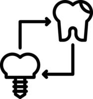 tand tandläkare ikon symbol bild vektor. illustration av de dental medicin symbol design grafisk bild vektor