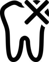 Zahn Zahnarzt Symbol Symbol Bild Vektor. Illustration von das Dental Medizin Symbol Design Grafik Bild vektor