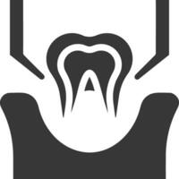 tand tandläkare ikon symbol bild vektor. illustration av de dental medicin symbol design grafisk bild vektor